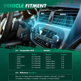 SCITOO HVAC Heater Blend Door Actuator Replacement 2006-2009 for Pontiac for Torrent,2008-2010 for Saturn for Vue 604-114 Heater Blend Door Levers 1PC