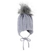 Sterntaler Unisex Baby Knitted Hat, silver mel.