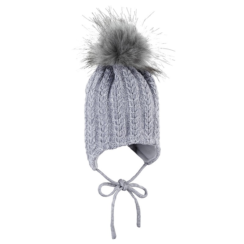 Sterntaler Unisex Baby Knitted Hat, silver mel.