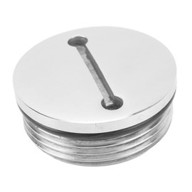 Stainless Steel Polished Boat Fuel Tank Cap, Gas Water Deck Fill Filler Replacement Cap and Chain, Polished Marine Hardware Accessories for Boat Yacht Caravan RV (38MM)