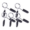 TOVINANNA Barbell Spring Clip Collars Dumbbell Lock Collars 27mm Clamps