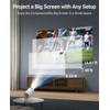 Amz Camel Mini Projector with WiFi 6 and Bluetooth 5.4,