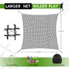 TOPNEW Double Layers Climbing Cargo Net - 9.9FT x 9.9FT