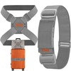 ZINZ Pack of 2 Elastic Luggage Straps and Suitcase Bungee,