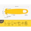 T TOVIA Safety Box Cutter Knife of Recessed Concealed Stainless