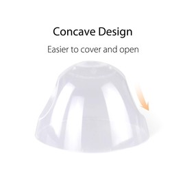 Baby Bottle Replacement Cap for Comotomo Baby Bottle, 2 Count