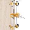 Upgraded Door Mortise Jig for Wooden Doors, Dual-Rail Micro-Adj