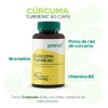 Kit 2 Piezas Suplemento Curcuma Turmeric (60 Caps) Pronat Sabor