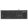 Keyboard for Life Slim Spill-Safe Keyboard, 104 Keys, Black