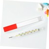CAXUSD 10pcs Thermometer Storage Holder Reusable Tubes for Thermometer Protection