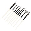 9pcs Gouache Watercolour Brushes Nylon Wool Rustproof Strong Water Absorption