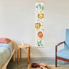 Zeeko Lion Canvas Growth Chart for Kids, Height Measuring Ruler,