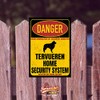 Tervueren Sign Danger Security System Door Sign Dog Warning Sign