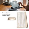 Keyboard Mouse Set 2.4G Wireless 78 Keys USB Thin Etched