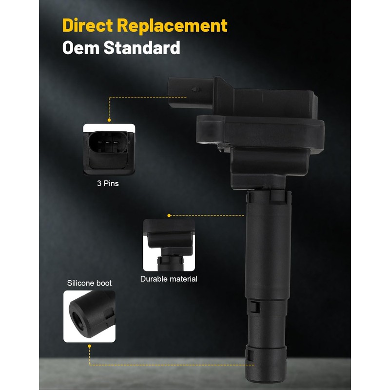 UF658 Ignition Coil Pack for Mercedes-Benz for C250 1.8L/L4 2012-2015