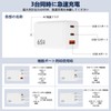 PD Charger, 65 W, Type-c Rapid Charger, Simultaneous Charging, 3