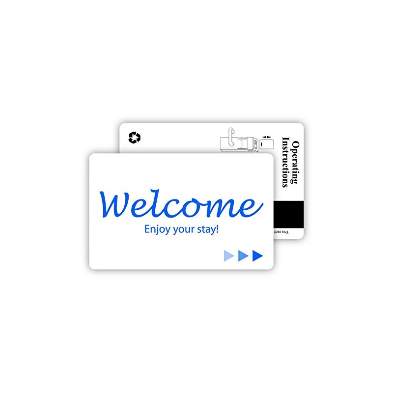 Hotel & Motel Popular WELCOME Magnetic Stripe Key Cards -500