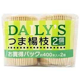 Yamato T Corporation Toothpick Natural 6.5 cm deiri-zu SL – 400 400 Pieces Set of 2 