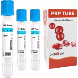ACD 및 분리 젤이 포함된 10Pcs 10ml PRP 튜브 - 준비를 위한 멸균 일회용 10Pcs 10ml PRP Tubes with ACD and Separation Gel - Sterile Disposable for Preparation