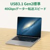 USB TYPE-C Converter Adapter, Magnet, USB 3.1, 40Gbps, PD100W, 4K/60Hz,