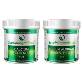 Special Ingredients Molecular Gastronomy Ingredients Calcium Lactate 50g and Sodium Alginate 50g