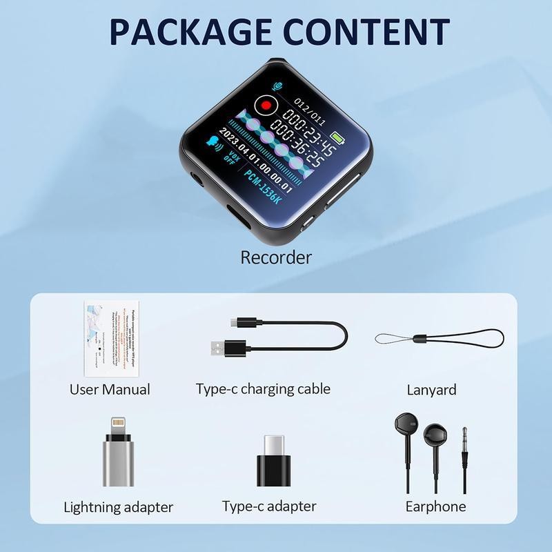 Recorder with playback function, digital recordingequipment,recorder suitable for meetings,lectures,interviews, portable