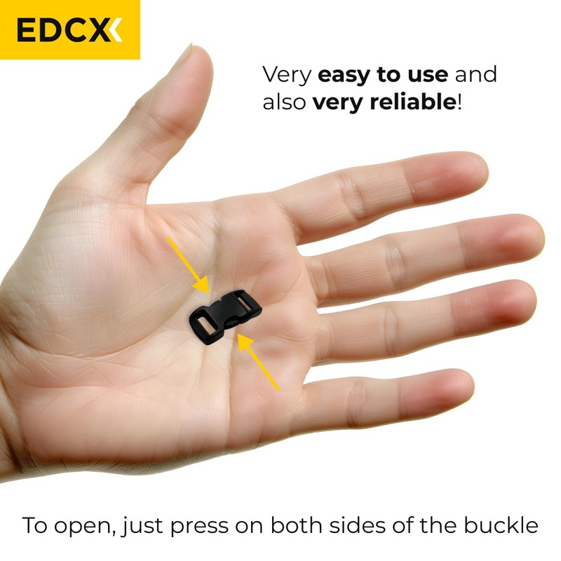 EdcX Plastic Side Release Buckle | 10, 15 and 20