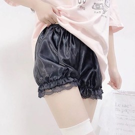 YFFSFDC Pumpkin Pants Pettipants Cute Fashionable Design Petticoat Cosplay Costume Accessory Lolita Gothic Lolita Wedding Outfit Women's, Black, Free size