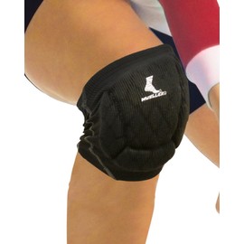 Mueller 5434/Diamond Volleyball Knee Protection in Special Design, 1 Pair, XS, Black
