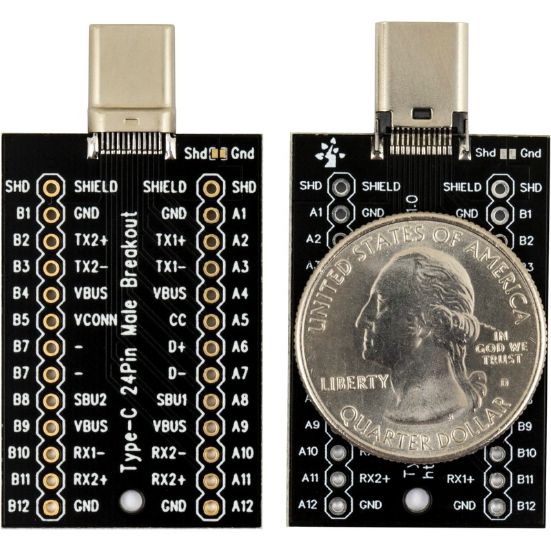 whiteeeen USB tipo c macho y hembra de 24 pines