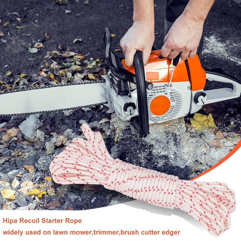 Hipa 10-Meter 3.5MM Lawn Mower Recoil Starter Rope Pull Cord