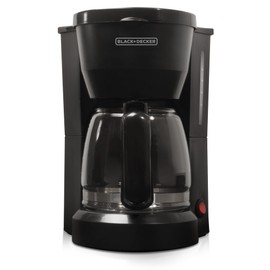 BLACK+DECKER 5-Cup Coffeemaker, DCM600B Black