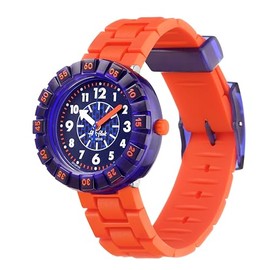 Flik Flak ORANGEBRICK Unisex Kids Watch (Model: ZFCSP103), blue