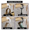 KISOY 2PCS C Shape Purse Hook for Table Handbag Hanger