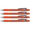Greeting Pen Auburn Soft Touch Coated Metal Pen 4 Pack