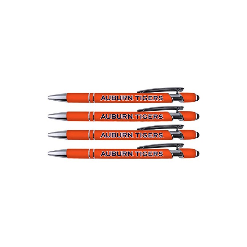 Greeting Pen Auburn Soft Touch Coated Metal Pen 4 Pack