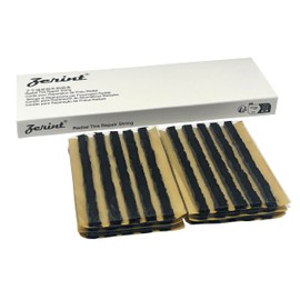 ZERINT TS-160D30 Tire Repair Strings Rubber Strips Plug Compatible with All Tubeless Car Motorcycle Truck Tractor Trailer RV ATV (1/4" x 4" Black 30pcs)