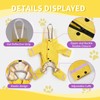 Dog Raincoat,Waterproof Dog Rain Jacket with Hood and Pocket, Puppy