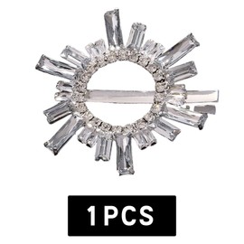 Hair Clips Women Thick Hair - Crystal Sparkling Bowknot Hair Pins Elegant Rhinestone Bow Hair Barrette Headpiece 3019