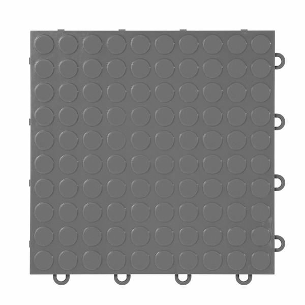 IncStores Nitro Snap-Together Garage Flooring Tiles, Non-Slip Interlocking Plastic Floor