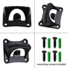 Luwanburg Black Magnetic Beer Bottle Opener Wall Mounted with Screws