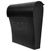 NACH Vicki Black Mailboxes for Outside Wall Mount, Weather Resistant