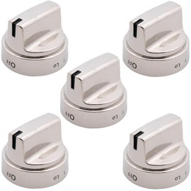 WB03X24818 Stainless Steel Knobs Replacement fit for ge Stove Knobs PS11729081 AP5989029
