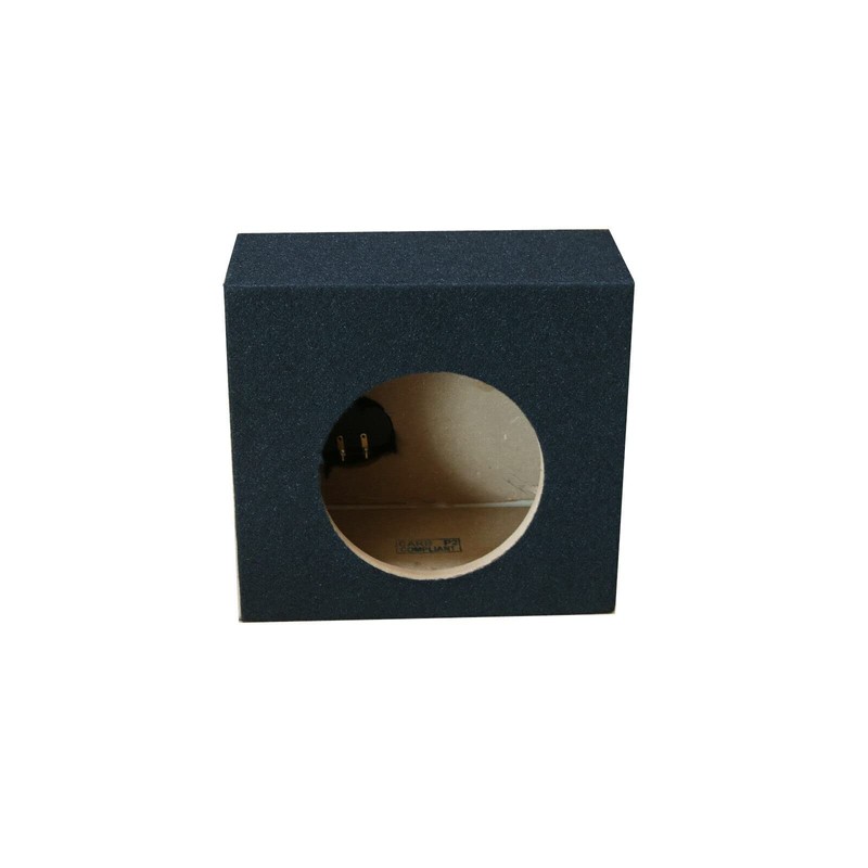 1x Single Sealed Angle 10 Inches Truck Subwoofer Box Enclosure