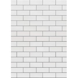 White Subway Tiles Better Than Paper® Bulletin Board Roll