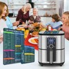 Air Fryer Accessories Cook Times,Air Fryer Magnetic Cheat Sheet Set,Air
