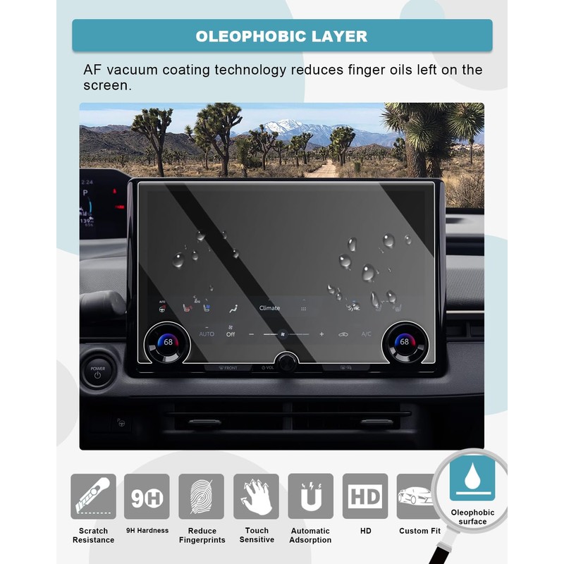 CDEFG 2026 CHR Screen Protector for 2026 Toyota C-HR 14-inch