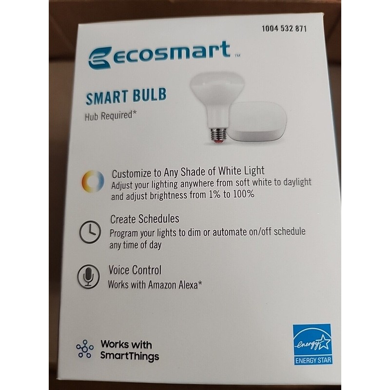 Eco-Smart EcoSmart 65-Watt Equivalent BR30 Dimmable Smart Wireless LED (4