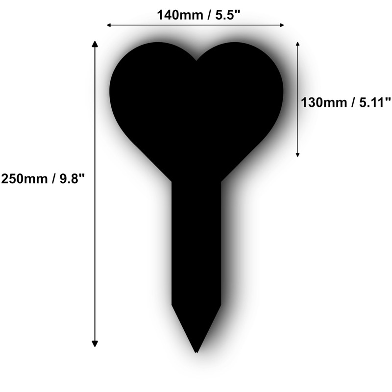 AUNT Heart Memorial Remembrance Plaque Stake - Silver Acrylic, Waterproof,