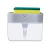 Liquid Soap Dispenser Set 2-in-1 Foaming Chrome Plastic Hand Pump